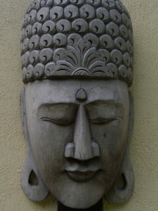 weathered buddha